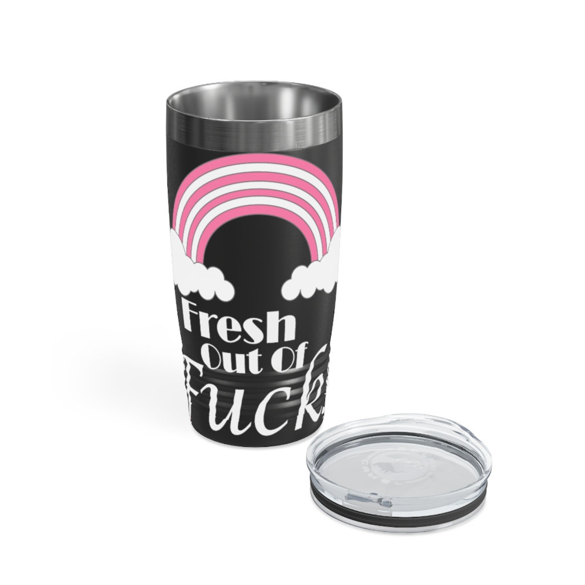 Fresh Out Inappropriate Humor Ringneck Tumbler, 20oz