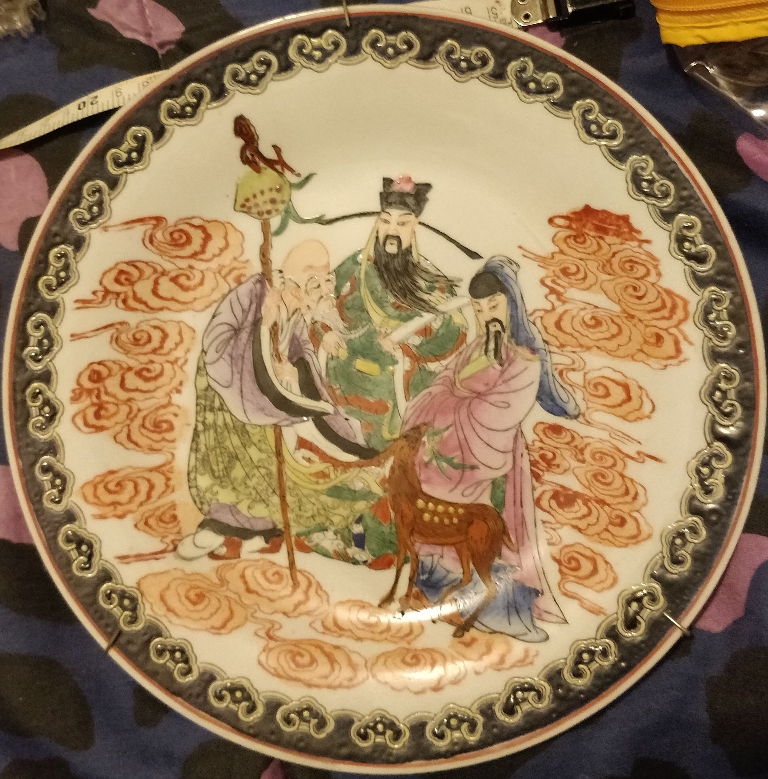 Belle Assiette Ancienne Chine