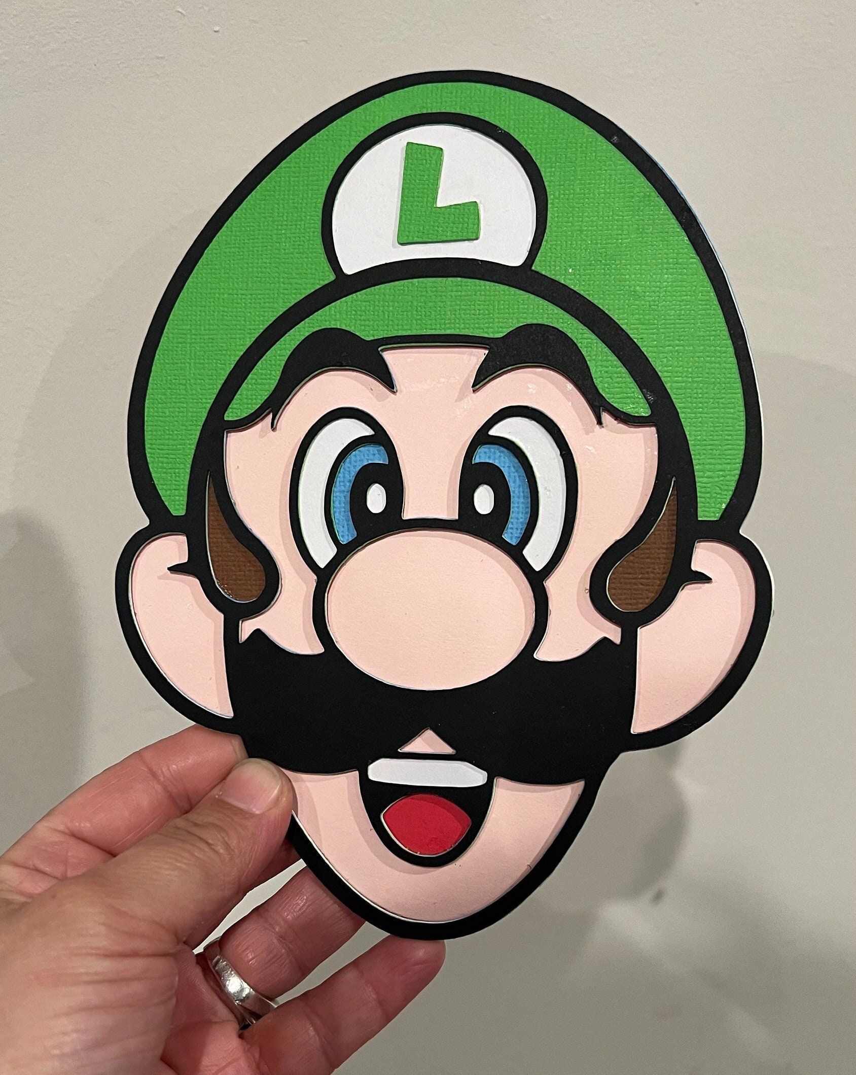 Luigi Layered  - SVG PNG