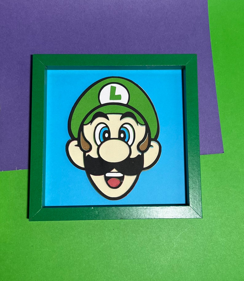 Luigi Layered SVG PNG - Etsy