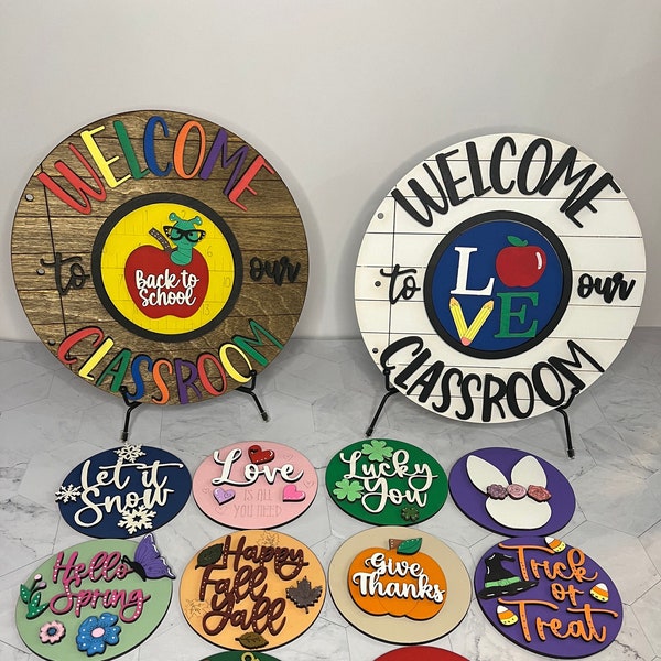 Interchangeable Welcome Sign - Etsy