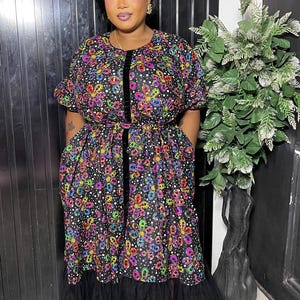 Ivy Free Size stylish Ankara \  african dress