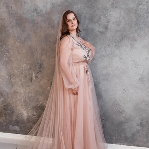 Blush Plus Size Wedding Dress Valentina image 2