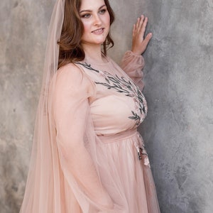 Blush Plus Size Wedding Dress Valentina image 1