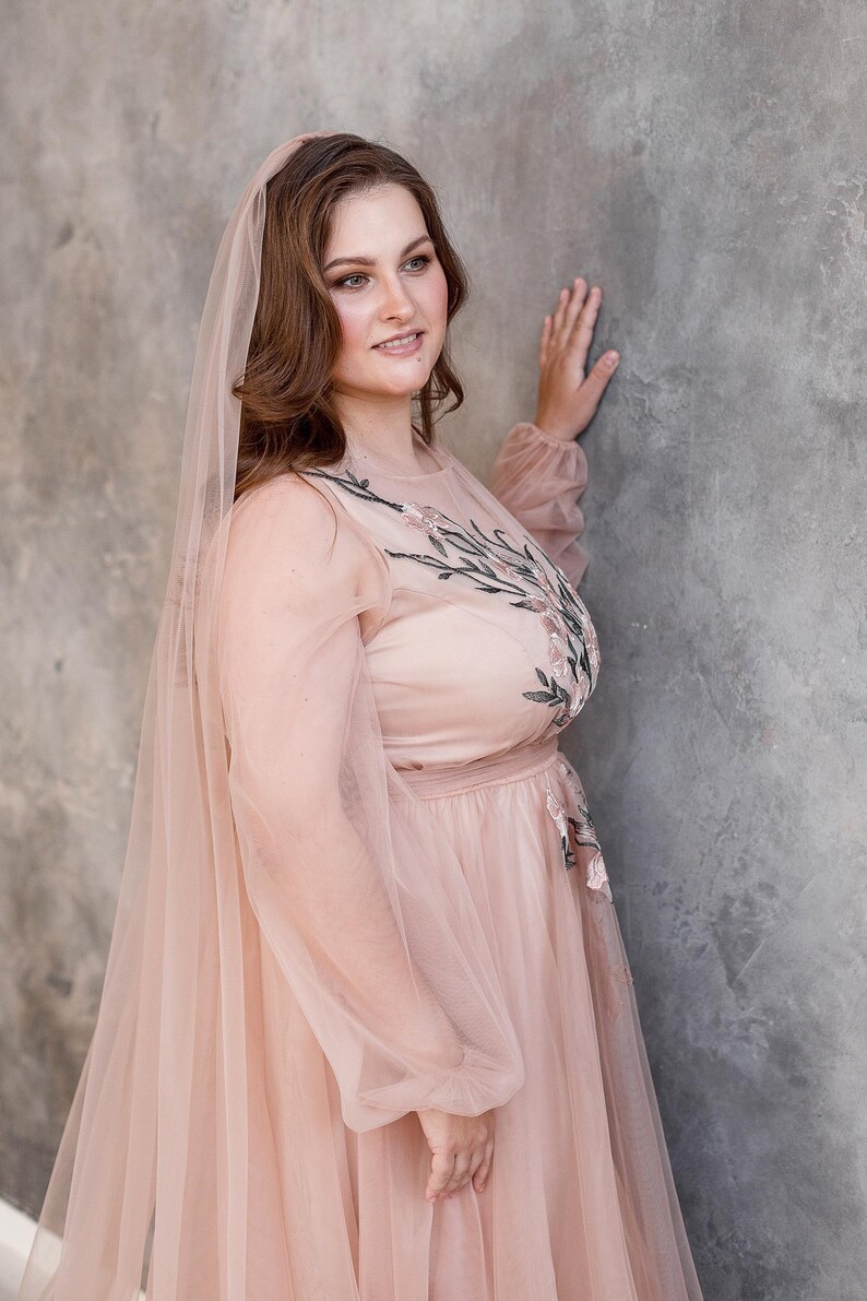 Blush Plus Size Wedding Dress Valentina image 1