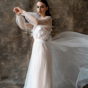 Fairy Wedding Dress Geneve, Elven wedding dress image 4