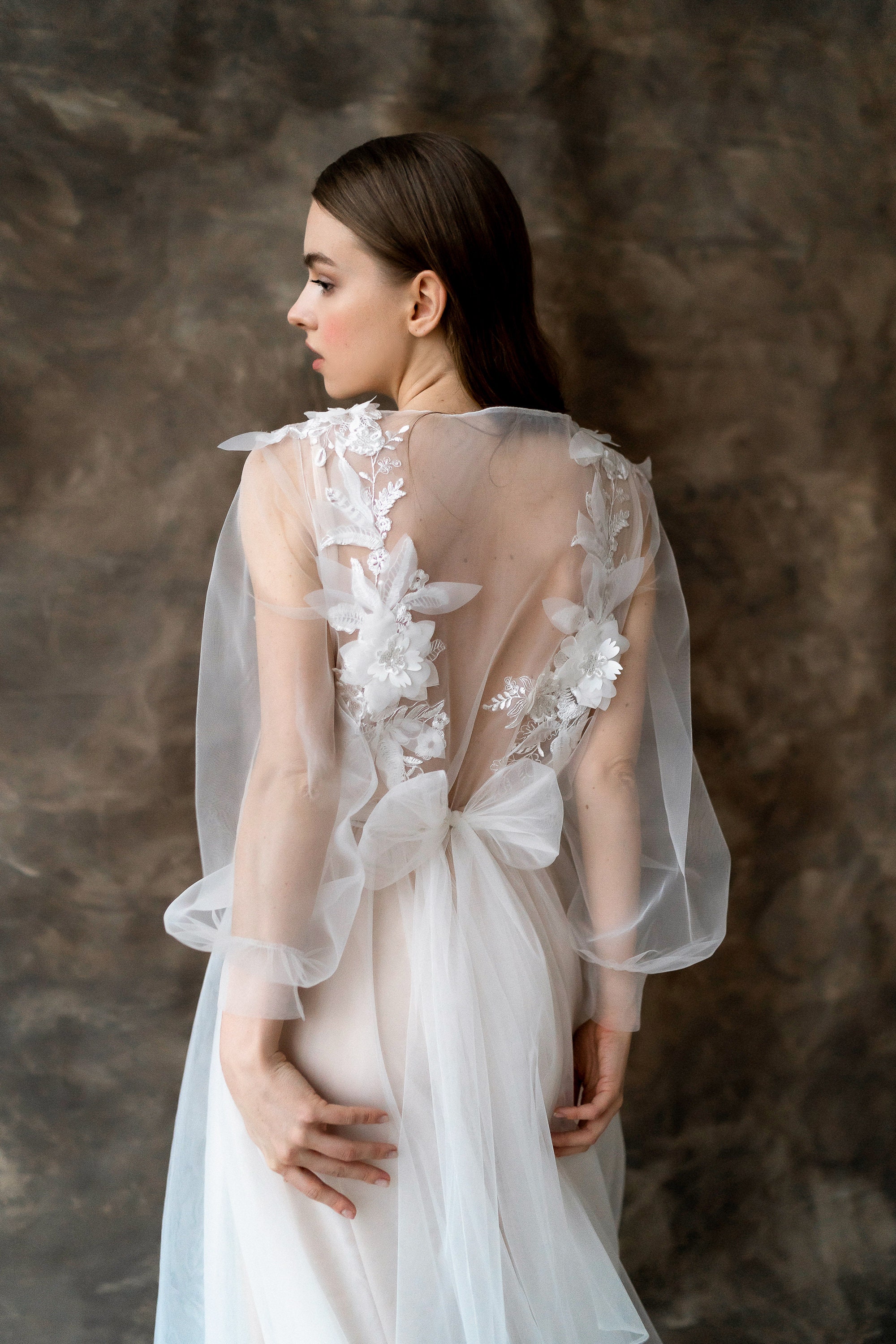 Fairy Wedding Dress Geneve, Elven Wedding Dress 