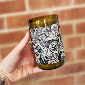 Wizard Wine Bottle Candle | Spiced Honey & Vanilla Scent | 15oz | Fantasy Gift, Magical Decor, Eco-Friendly Handmade