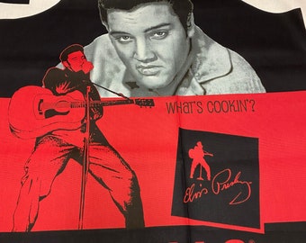 Elvis Presley apron panel