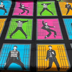 Elvis Fabric Jailhouse Rock