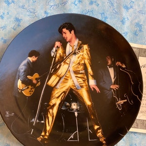Elvis Presley Collectible Plate The Memphis Flash