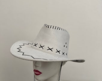 Cowboy Hut,Western Hut,Hüte mit Wildleder,Landhaus Hut,Rodeo Hut,Braut Hut,Bachelorette Hut,Vintage Hut,Cowboy hut,Cowboy hut