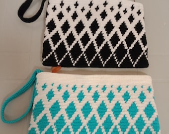 Gouuuu Mochila, bunte Häkeltasche, handgehäkelte Handtasche .Wayuu häkeln