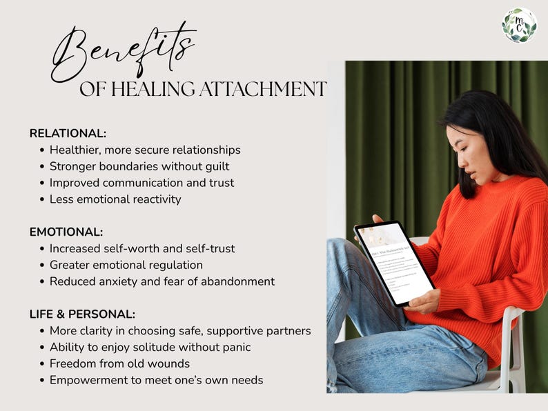 Therapist resource bundle with 10 printable trauma and attachment healing activities for counseling sessions and psychoeducation.