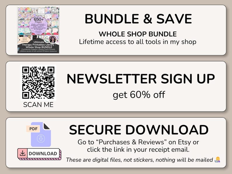 Printable counseling resources for adults healing trauma and attachment wounds with evidence-informed therapy tools.