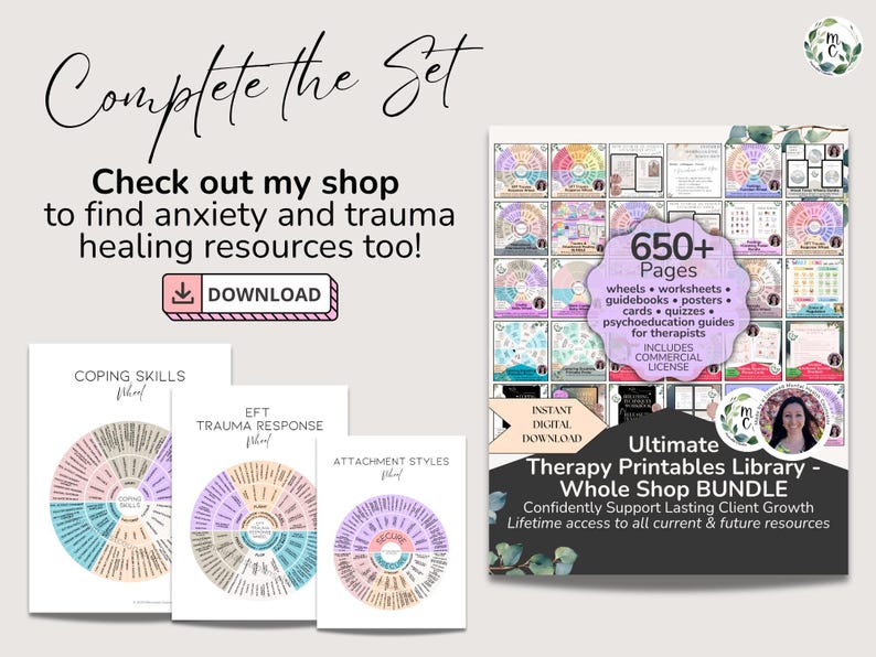 Printable therapy intervention for shame reduction and self-acceptance.