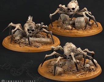 Bone Spider Miniatures | Print Your Monsters | Tabletop gaming | DnD Miniature | Dungeons and Dragons,  dnd 5e  dnd spiders