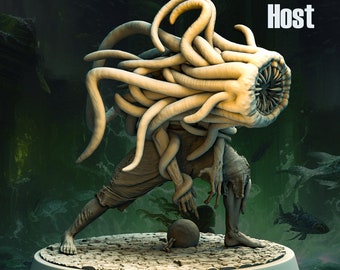 DnD Underwater Aberration Miniature Sea Monster Miniature Water Campaign | 32mm Scale 30mm Base | DnD Miniature Dungeons and Dragons DnD 5e
