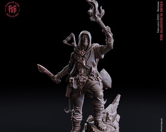 Human Explorer Miniature | 32mm Scale 75mm Scale Bust | Dnd
