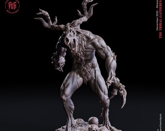 DnD Wendigo Miniature DnD Monster Miniature | 50mm Base 32mm scale DnD Miniature Dungeons and Dragons DnD 5e class DnD Dreaded Wendigo