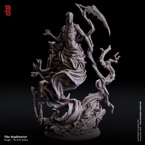 The Soulreaver Miniature Undead Monster Miniature Huge Monstrosity Miniature Wild West | 75mm Base 32mm Scale Dungeons and Dragons DnD 5e