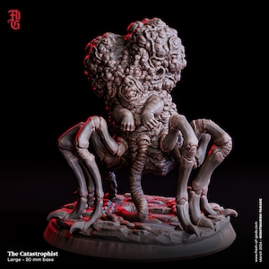 DnD The Catastrophist Miniature Carnival Freak Large Monstrosity Monster Miniature | 32mm Scale 50mm Base | Dungeons and Dragons DnD 5e Fig