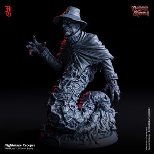 Nightmare Creeper Monster Miniature Undead Horror Aberration DnD Figurine | 25mm Base 32mm Scale | DnD Miniature Dungeons and Dragons