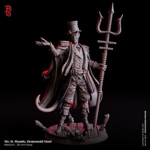DnD Demonoid Host Miniature Demon Monster Miniature | 32mm Scale and 75mm Scale| Dungeons and Dragons DnD 5e Dungeon Master Gift Figurine