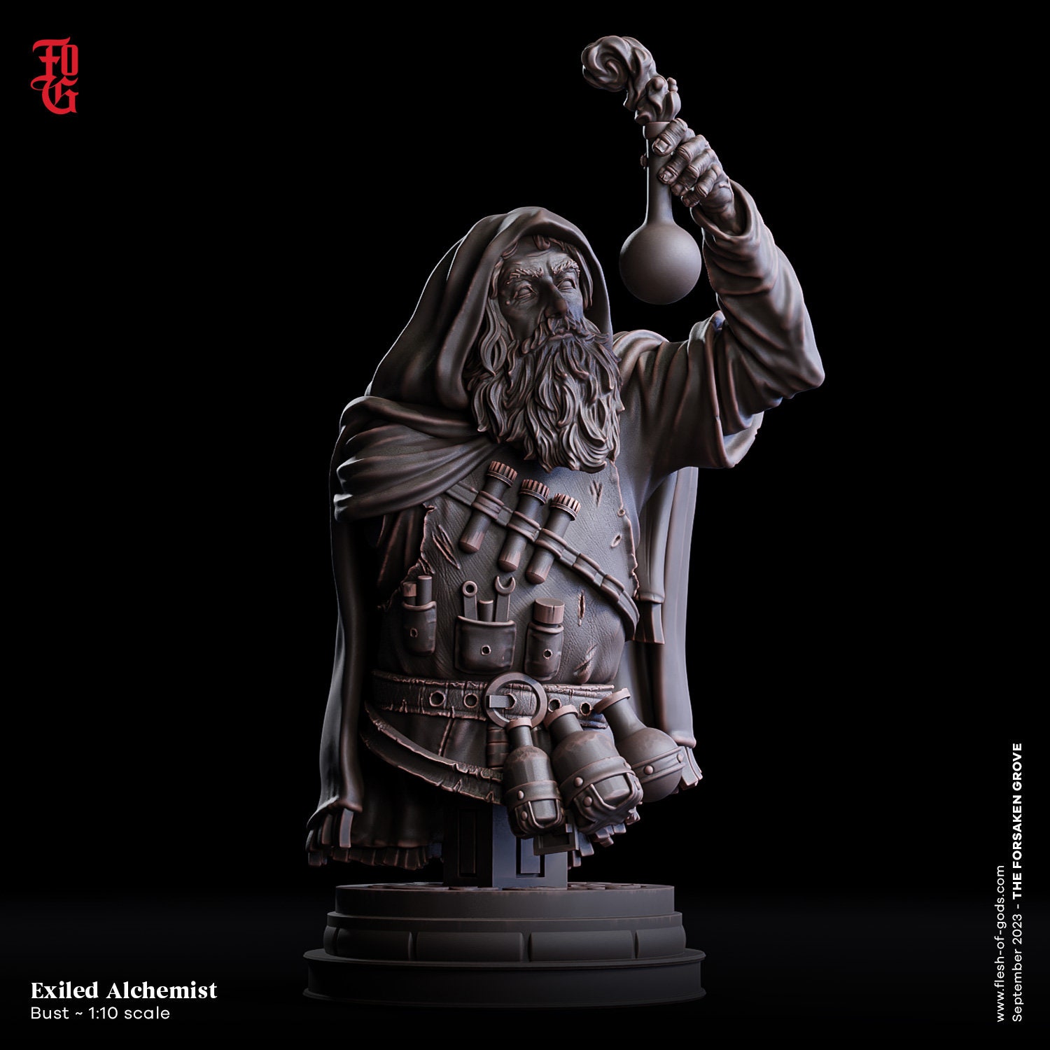 Dnd Alchemist Miniature Human Artificer | 32mm 75mm Scale