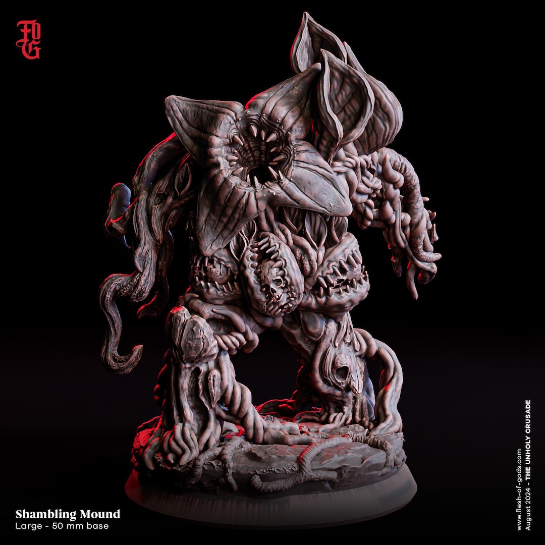Shambling Mound Large Plant Miniature Monster Figurine Monstrosity ...