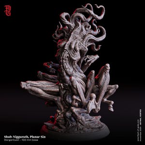 Shub-Niggurath Planar Sin Monster Miniature Cthulhu Mythos Gargantuan Aberration 32mm Scale 100mm Base DnD Miniature Dungeons and Dragons