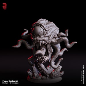 Medium Cyclops Planar Seeker Miniature Cthulhu Mythos Monster Miniature 32mm Scale 25mm Base DnD Miniature Dungeons and Dragons DnD 5e class