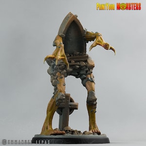 Headstone Monster Miniature DnD Halloween Miniature Graveyard Monster Terrain Tabletop gaming DnD Miniature | Dungeons and Dragons, DnD 5e