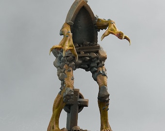 Headstone Monster Miniature DnD Halloween Miniature Graveyard Monster Terrain Tabletop gaming DnD Miniature | Dungeons and Dragons, DnD 5e