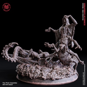 DnD Flesh Assembly Miniature | 50mm Base | DnD Miniature Dungeons and Dragons DnD 5e class