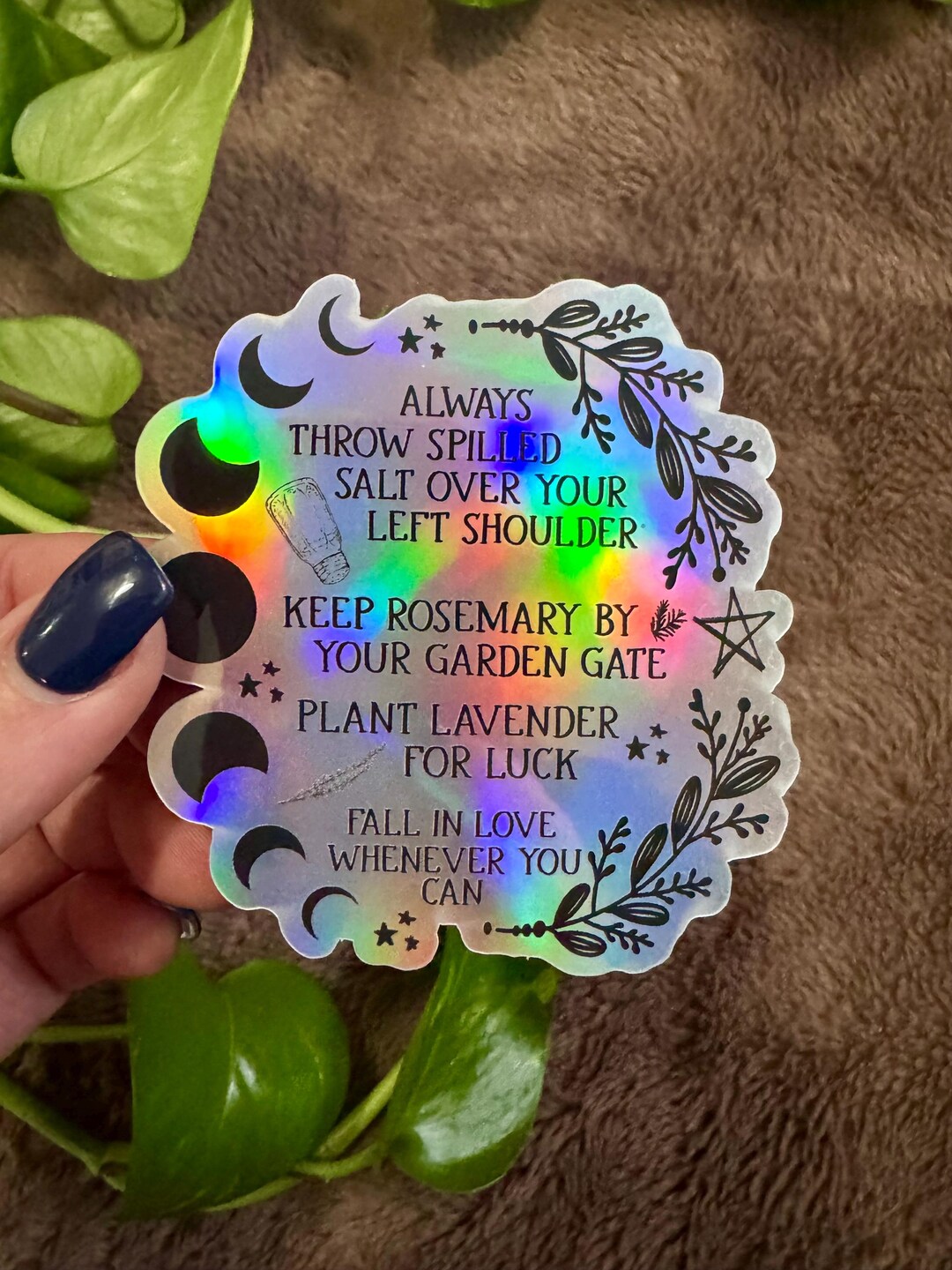 Practical Magic Holographic Waterproof Vinyl Sticker - Etsy