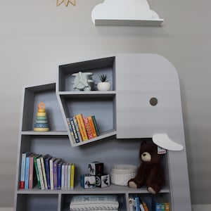 Elephant bookcase crate and barrel deals