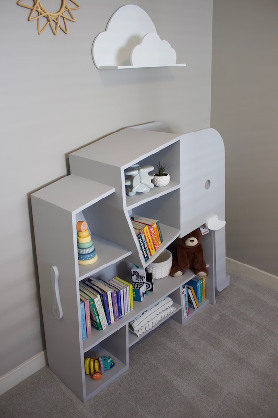 Elephant Bookshelf DIY Printable Digital Plans Etsy UK