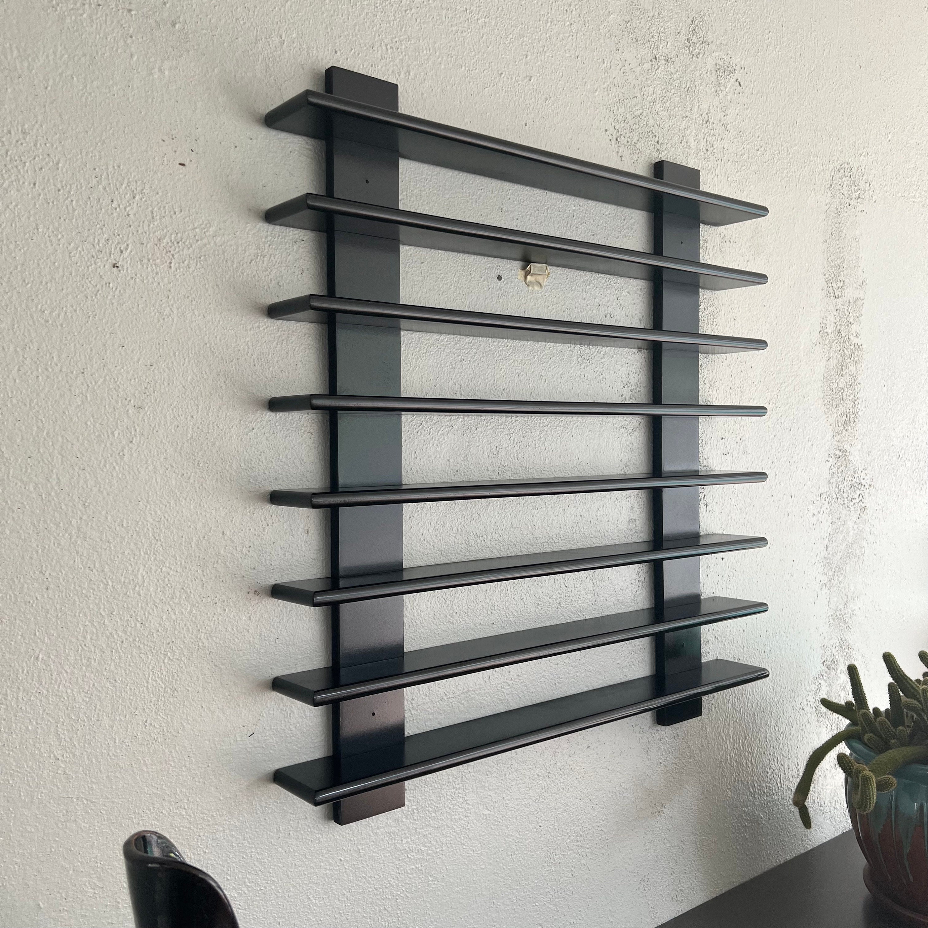 Shot Glass Display Shelf Handmade Rack Holds 90 Shot Glasses Etsy