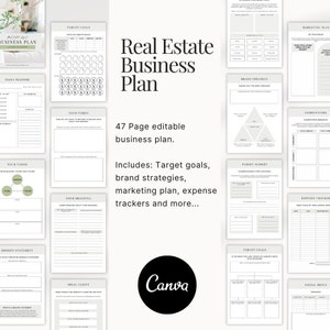 Makler Business Plan | Business Plan Vorlage | Makler Geschäft | Start-up Unternehmen | Grundbesitz Vorlage | Marketingplan
