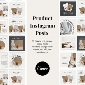 Instagram Products Post | Small Business | Canva Templates | Instagram Branding | Product Template | Business Instagram Template