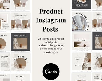 Posty o produktach na Instagramie | Małe firmy | Szablony Canva | Branding na Instagramie | Szablon produktu | Szablon na Instagramie dla firm