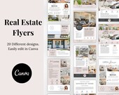 Real Estate Flyer | Real Estate Templates | Home Seller | Canva Flyer | Open House Flyer |  Just Listed | Realtor Marketing