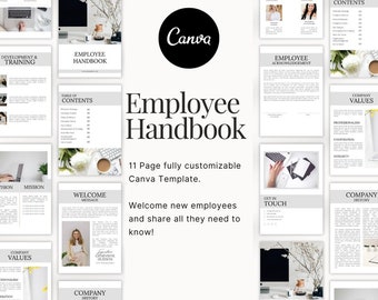 Manuel de l'employé, Nouvel employé, Bienvenue dans l'équipe, Modèle d'intégration, Modèle Nouvelle embauche, Modèle ebook, Formule nouvelle embauche, modifiable