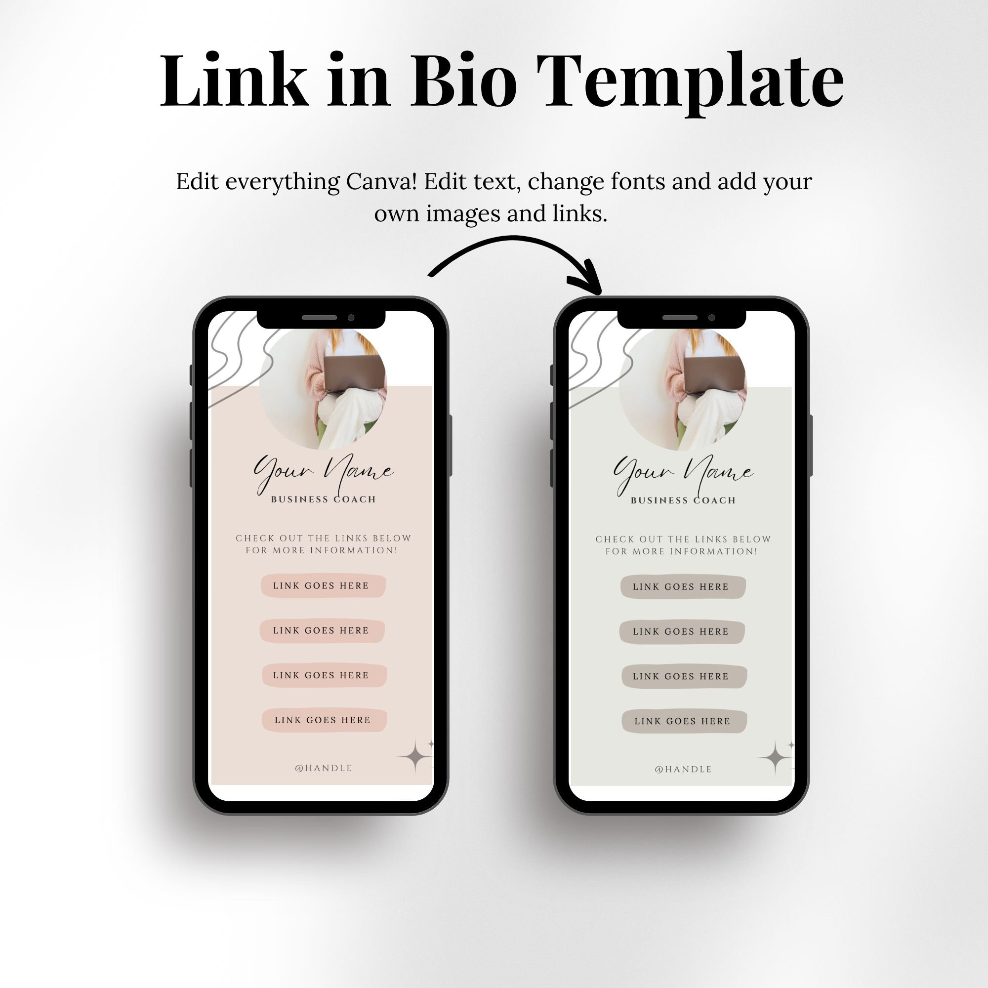 Instagram Landing Page | Tiktok Bio Link Page | Instagram Link in Bio ...