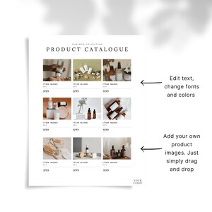 Editable Product Catalog Template for Wholesale | Line Sheet & Pricing Ebook | Canva Template for Businesses | LTK image 5