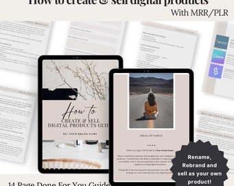 Done For You Digital Product Guide | Digital Marketing | Master Resell Rights | MRR | PLR | Private Label Rights | Passive Profit Ebook
