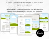Small Business Flyers Pack Vol. 2, Marketing Flyer, Canva Template, Small Business Resources, Flyer Pack, Flyer Template, Business Template