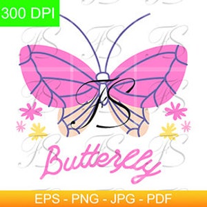 Printable Design - T575 -  Papillon - Butterfly - Designs - image à imprimer - Digital Download - 300 DPI - SVG Compatible Cricut