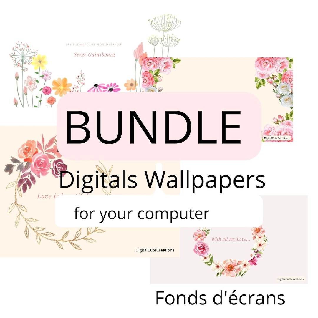 5 Digital Wallpapers Backgrounds for Your Computer - 5 Wallpapers for ...